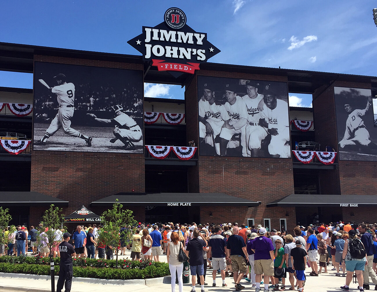Jimmy John's Field hosting a big crowd on its opening day