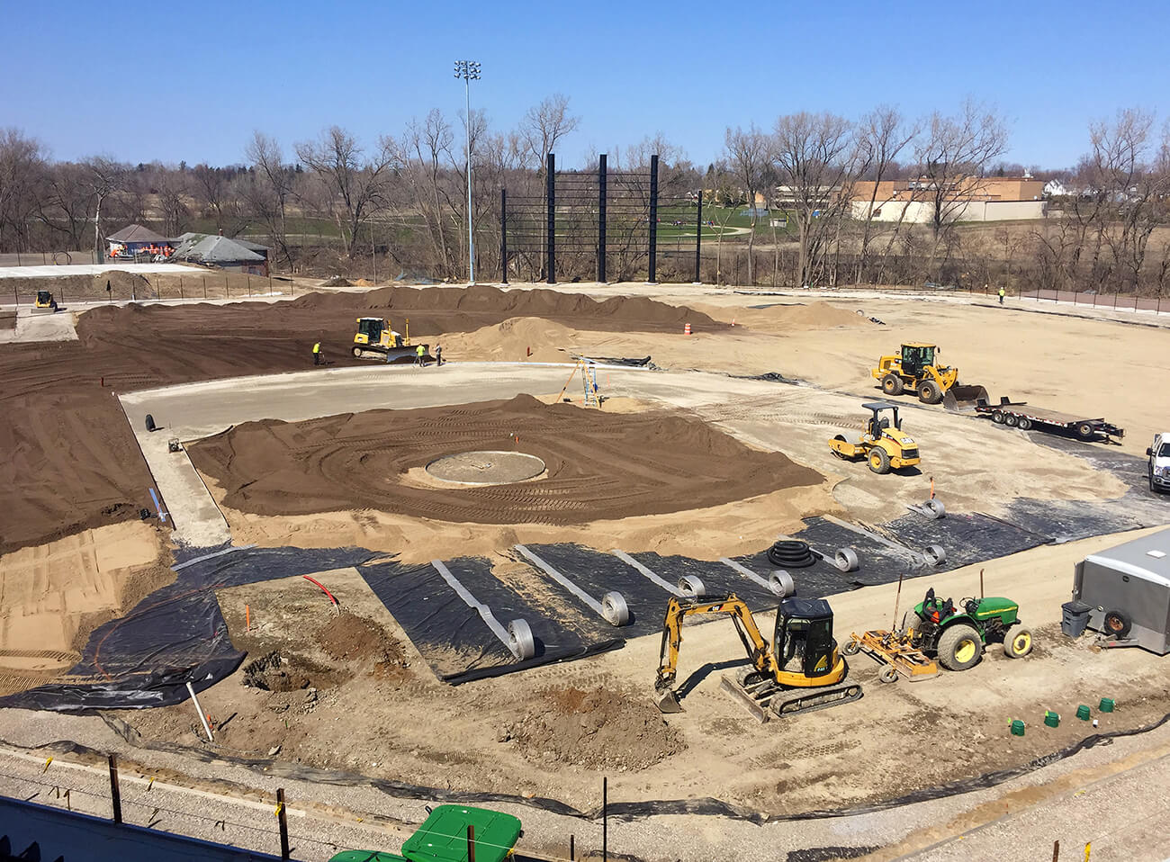 Jimmy John's Field during construction