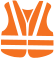 Safety vest icon.