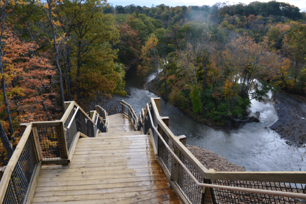 fort hill trail complete in the fall