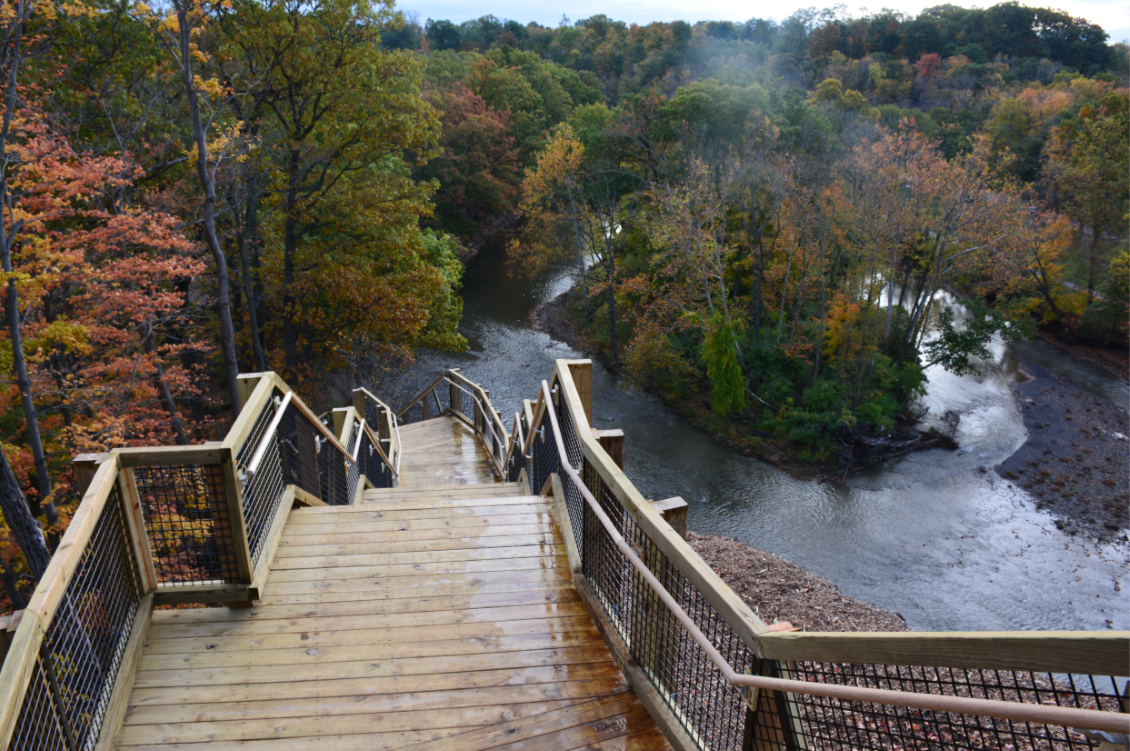 fort hill trail complete in the fall