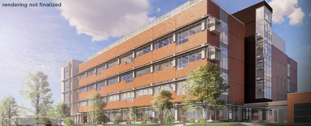 rendering of MSU PESB